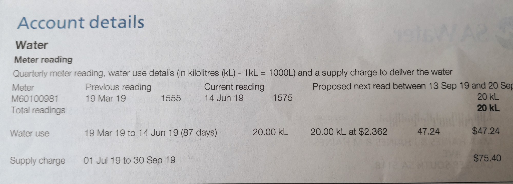 The actual costs The actual costs