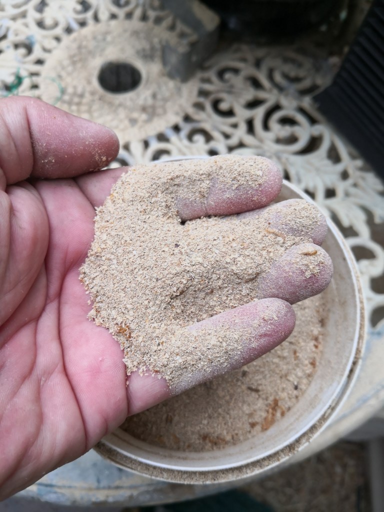 Mealworm waste is called 'frass'