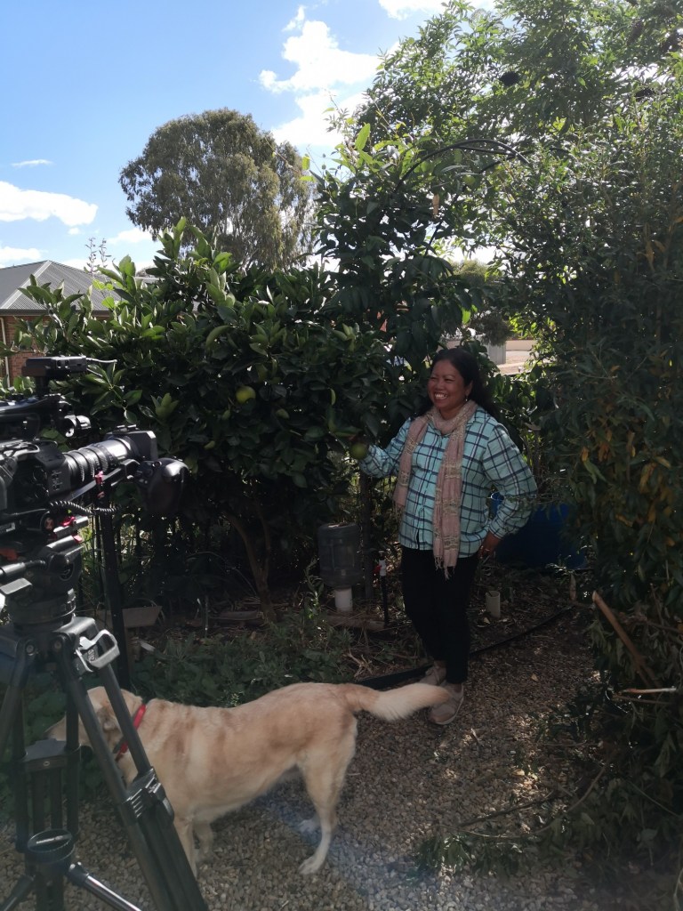 Athena kept the film crew under control