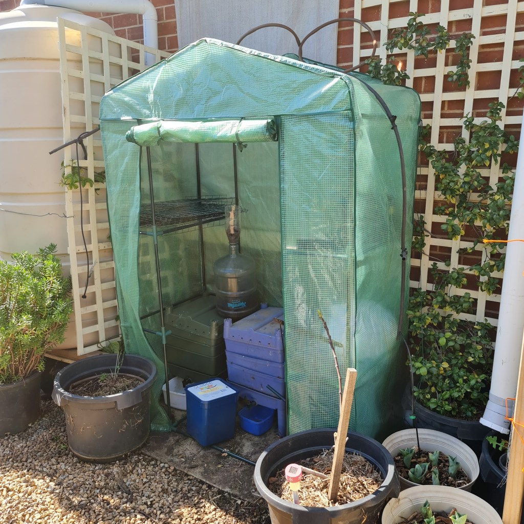 The new greenhouse bumps a lot of other stuff into new spaces.