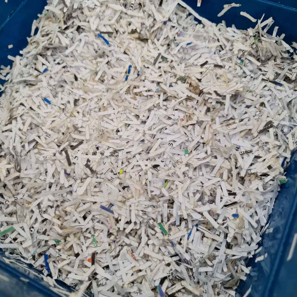 Well mixed but not too wet.