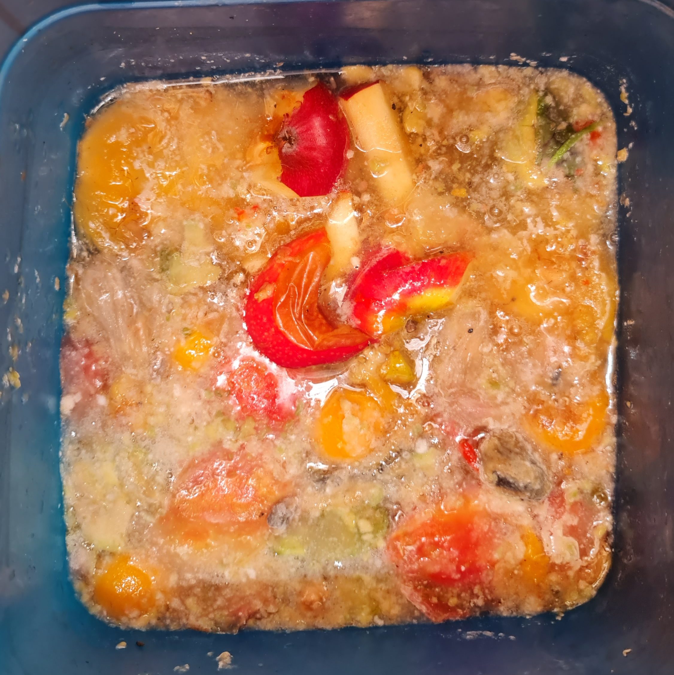 Waste and pest damaged fruit can be fermented and returned to the soil.