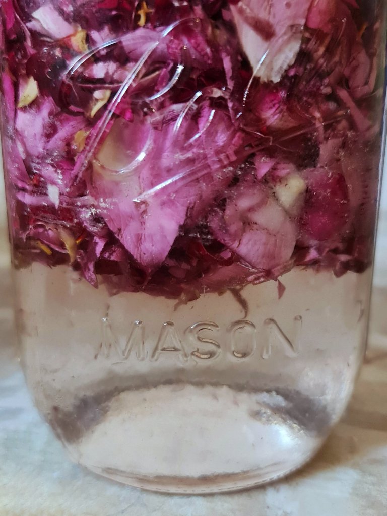 Your hrb may float. Just push it down and shake it around a few times. 