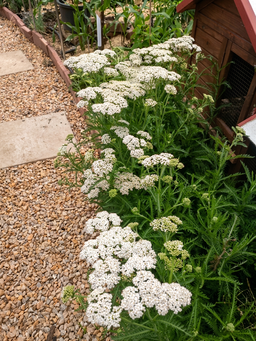 Yarrow makes a great edging plant.